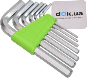 Набір ключів шестигранних Alloid НШ-0712 2,5-10 мм 7 шт