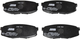 Тормозные колодки Jurid 572597J