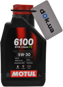 Моторное масло Motul 6100 Syn-Clean FE 5W-30 синтетическое