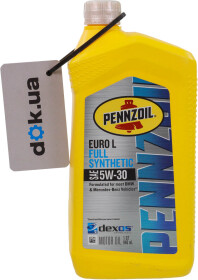 Моторное масло Pennzoil Euro L 5W-30 синтетическое