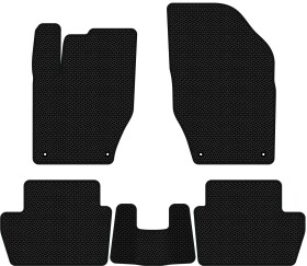 Комплект килимків EVAtech PT33955CV5CP4KBB чорний без логотипа