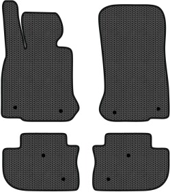 Комплект килимків EVAtech BM23432P4BW8SBB чорний без логотипа