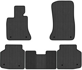 Комплект килимків EVAtech BM13080CB5BW8SBB чорний без логотипа