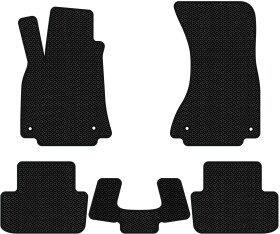 Комплект килимків EVAtech AU33068C5TL4KBB чорний без логотипа