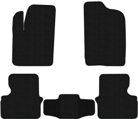 Комплект килимків EVAtech CR42786C5KBB чорний без логотипа