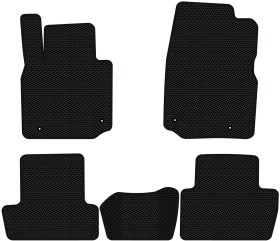 Комплект килимків EVAtech MZ14046C5LA4KBB чорний без логотипа