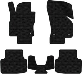 Комплект килимків EVAtech SK12299C5AV4KBB чорний без логотипа