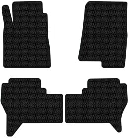 Комплект килимків EVAtech MT1683PC4LA1KBB чорний без логотипа