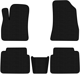 Комплект килимків EVAtech HY51500CV5KBB чорний без логотипа