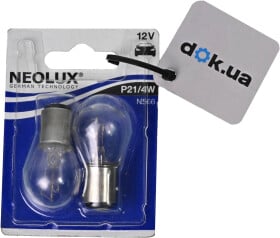 Автолампа Neolux® P21/4W BAZ15d 4 W 21 W прозора n56602b