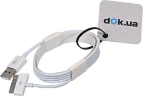 Кабель PowerPlant DV00DV4032 USB - Apple (широкий) 1 м