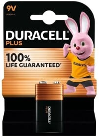 Батарейка Duracell Plus 5000394142190 PP3 (Krona) 9 V 1 шт