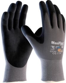 Перчатки рабочие Atg MaxiFlex Ultimate нейлоновые черный + серый