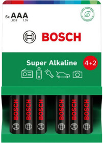 Батарейка Bosch Super Alkaline 8594162800179 AAA (мизинчиковая) 1,5 V 6 шт