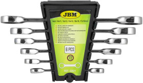 Набір ключів тріскачок накидних JBM 53021 8-19 мм 6 шт