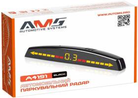 Парктроник AMS A4191 с черными датчиками 4 шт.