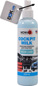 Полироль для салона Nowax Cockpit Milk новая машина 250 мл