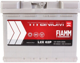 Акумулятор Fiamm 6 CT-60-L Titanium Pro L2X62P