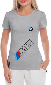 Футболка жіноча Globuspioner класична BMW M6 сіра принт спереду