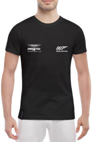 Футболка мужская Globuspioner классическая Aston Martin DB9 черная принт спереди