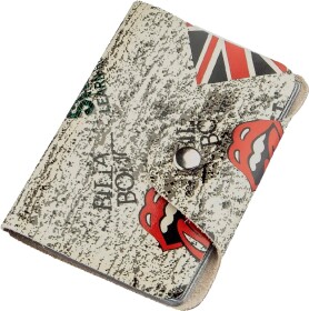 Візитниця Shvigel Rolling Stone 19080 з принтом