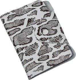 Визитница Shvigel 19086 черный с белым