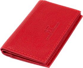 Визитница ST Leather 19214 цвет красный