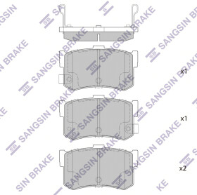 Тормозные колодки Hi-Q SP1074