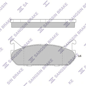 Тормозные колодки Hi-Q SP1526