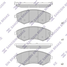 Тормозные колодки Hi-Q SP1111