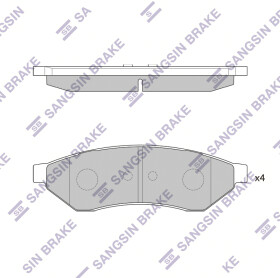 Тормозные колодки Hi-Q SP1252