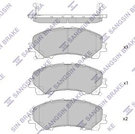 Тормозные колодки Hi-Q SP1714