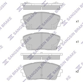 SP1405 Hi-Q Тормозные колодки