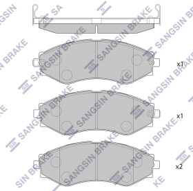 Тормозные колодки Hi-Q SP1103