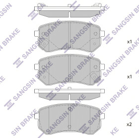 Тормозные колодки Hi-Q SP1189