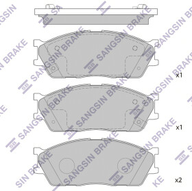 Тормозные колодки Hi-Q SP1164