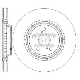 Тормозной диск Hi-Q SD4034