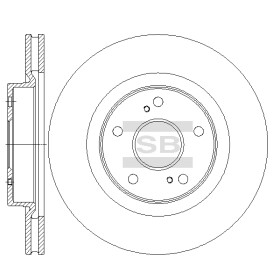 Тормозной диск Hi-Q SD4801