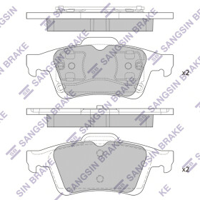 Тормозные колодки Hi-Q SP1834