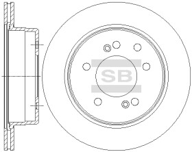 Гальмівний диск Hi-Q SD3043