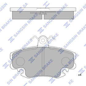 Гальмівні колодки Hi-Q SP1243