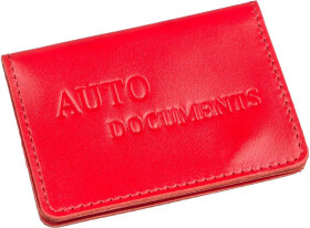 Обкладинка для прав і техпаспорта Shvigel 13965 колір червоний