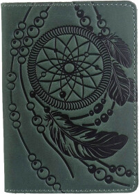 Обкладинка для паспорта Shvigel 13836 колір зелений