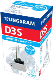 Автолампа Tungsram White Xensation D3S PK32d-5 35 W прозора 53780U