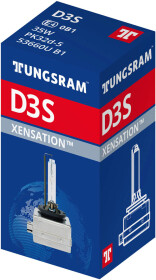 Автолампа Tungsram XENSATION D3S  PK32d-5 35 W прозрачная 53660u
