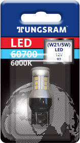 Автолампа Tungsram Miniature lamp W21/5W W3x16q 3 W 60700