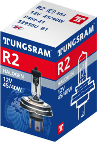 Автолампа Tungsram Standard R2 P45t 40 W 45 W прозрачная 52950U