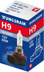Автолампа Tungsram Standart H9 PGJ19-5 65 W прозрачная 53100u