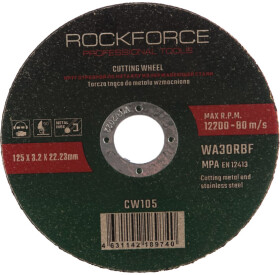 Круг отрезной Rockforce RF-CW105 125 мм