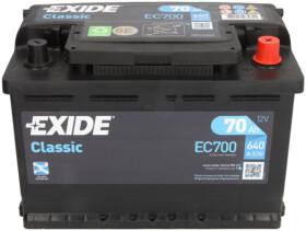 Аккумулятор Exide 6 CT-70-R Classic EC700